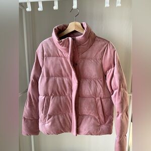 Abercrombie & Fitch Dusty Pink Puffer Jacket size M